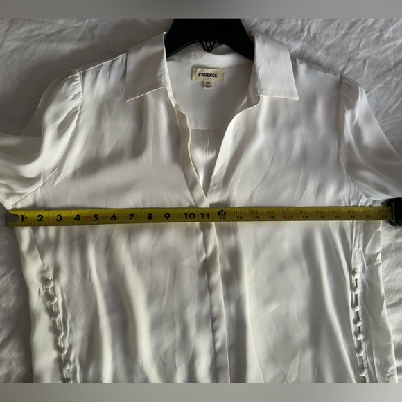 L’agence silk blouse with silk buttons on sides and sleeves - Picture 11 of 12